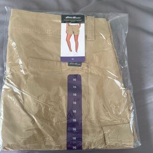 Eddie Bauer Beige Cargo Shorts